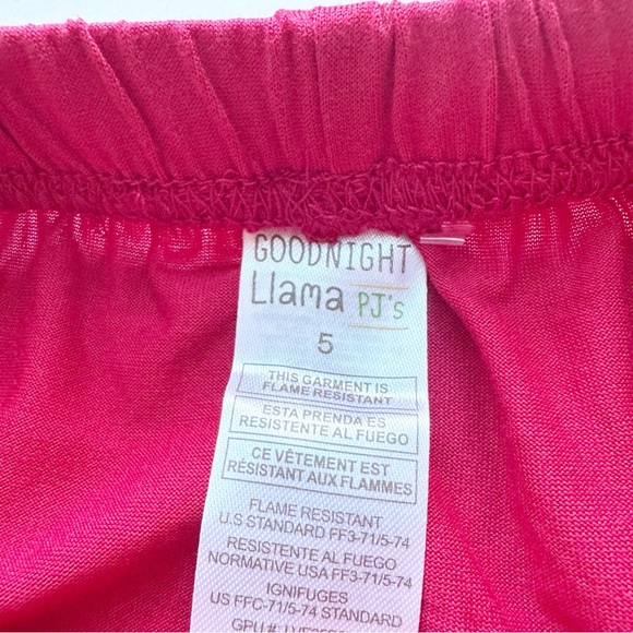 Girls Holiday Jersey Shirt Pajamas with Candy Cane Pocket NWT - Picture 11 of 16